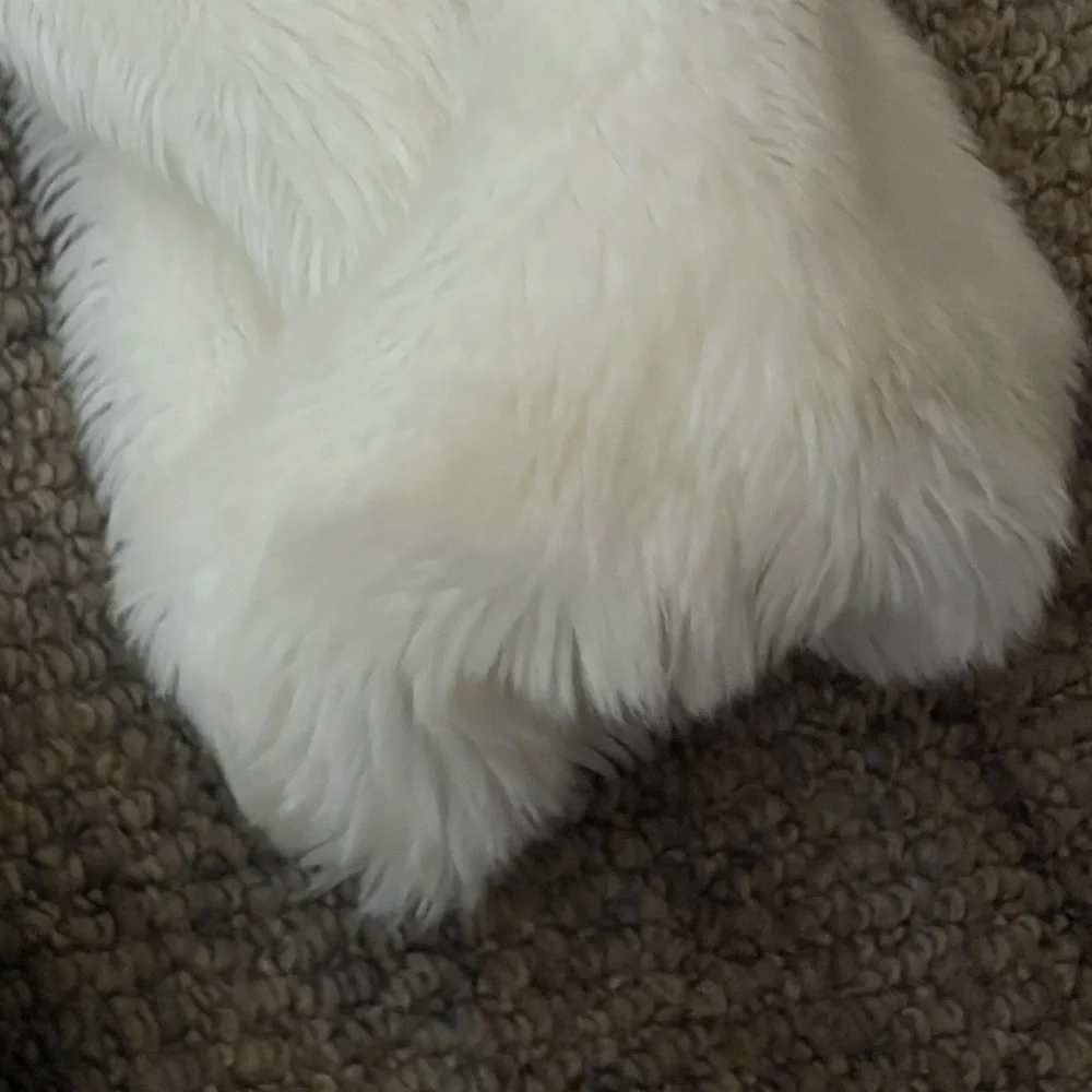 Girls Frozen faux fur coat - Picture 4 of 5
